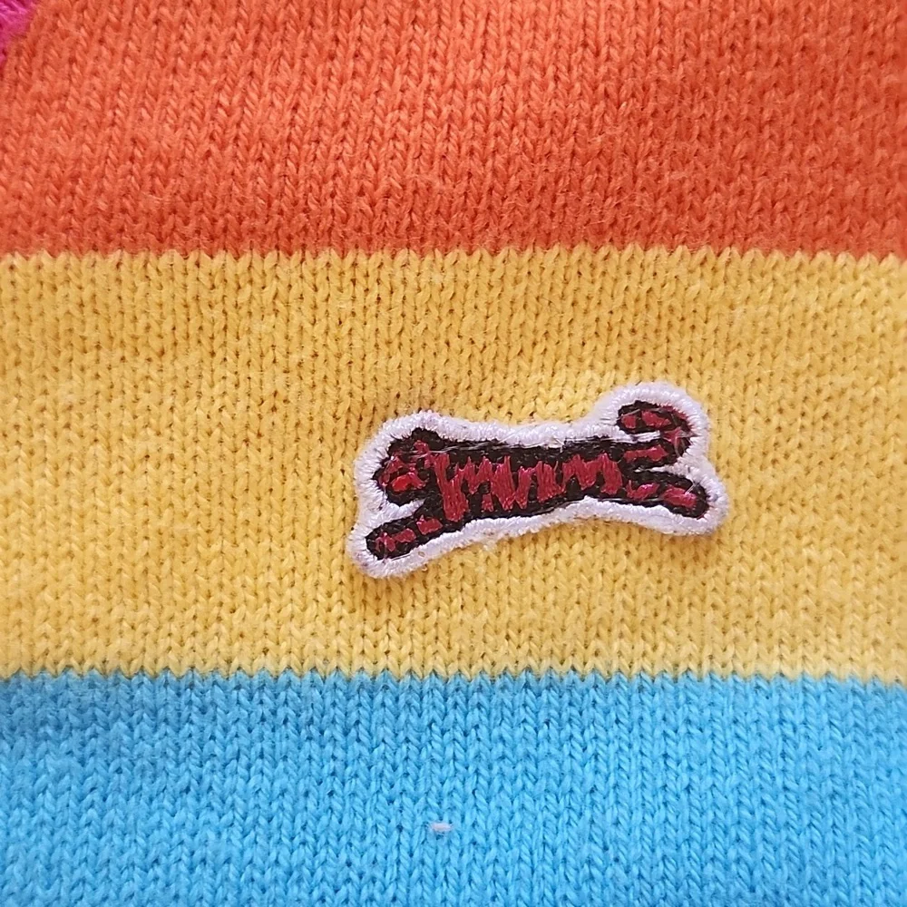 Le Tigre striped v-neck sweater women's large - Picture 4 of 5